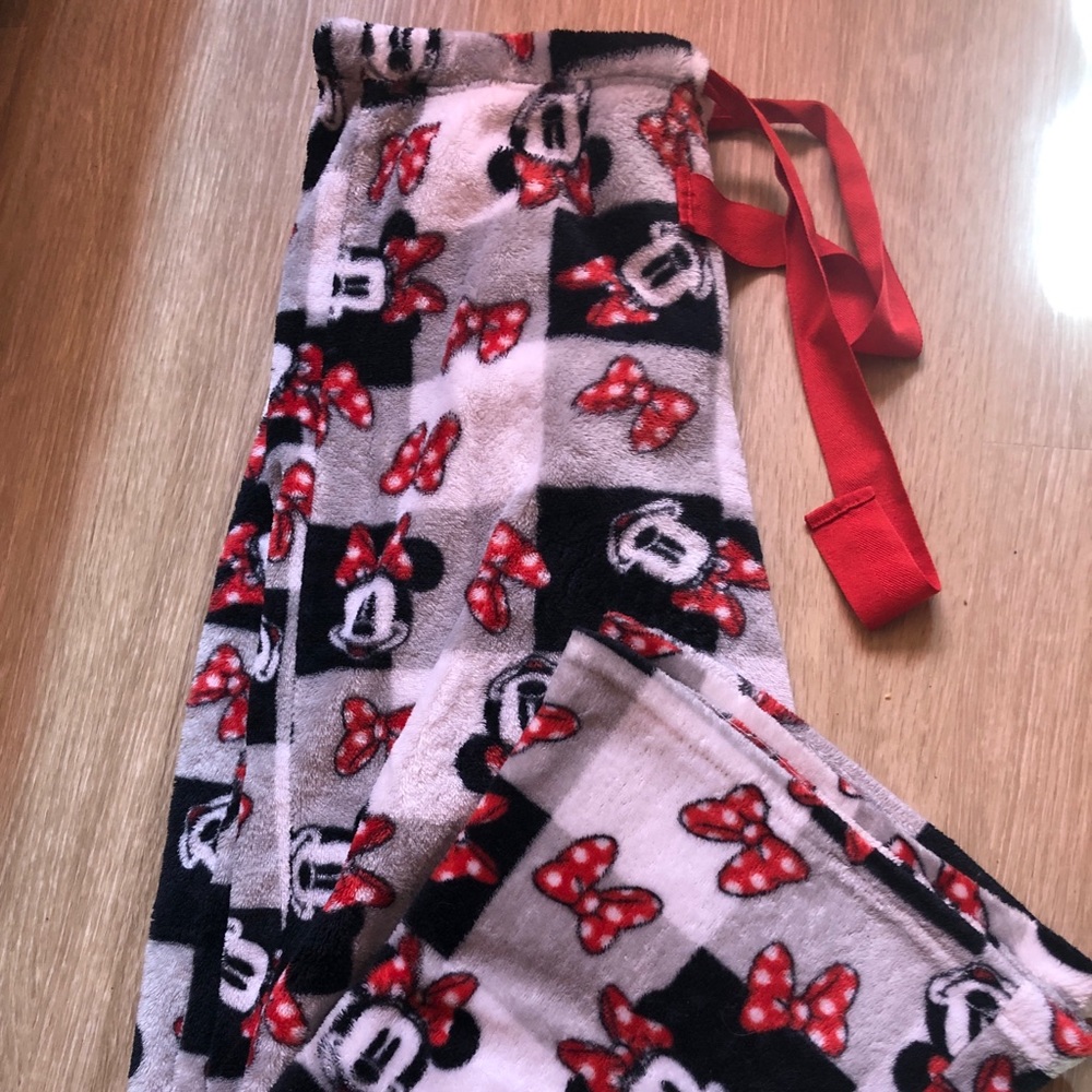 Cozy Minnie Mouse pajama pants
